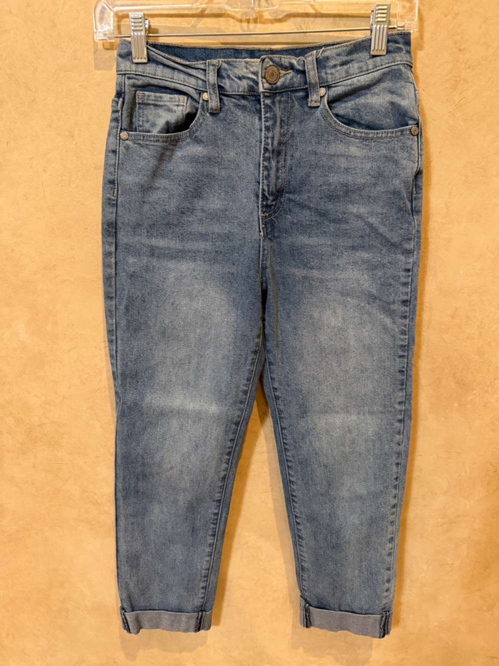 Blue Asphalt Faded Blue Denim Jeans cuffed size 0